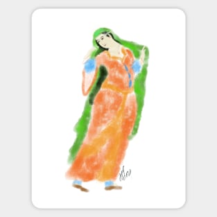 A Persian Woman Sticker